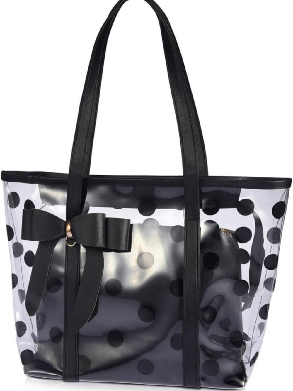 Stylish Clear Tote Bag - Versatile Shoulder Handbag for Beach, Shopping & Daily